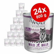 Wolf of Wilderness Senior 6 x 800 g - Wild Hills - pacetina i teletina