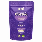 ani Mushroom Coffee Good Mood & Balance – mleta kava z reishi in ašvagando, 200 g