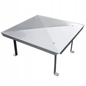 shumee Kuverta iz nerjavečega jekla 35 x 95 cm dimniška kapa