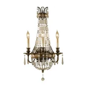 Elstead Lighting Elstead Bellini Stenska svetilka s 3 lučkami, britanska bronasta, oksidirana bronasta, E14, (22098889)