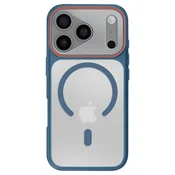 AVIZAR MagSafe ovitek za iPhone 17 Pro, dvomaterialna zaščita, trda hrbtna stran, Bleu foncé, (5000188956)