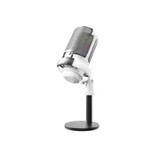 INF USB gaming mikrofon z RGB, pop-filterjem in gumbom za izklop z enim dotikom - USB kondenzatorski mikrofon za snemanje, pretakanje, karaoke in glas v i, (5000289891)