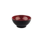 APS ASIA Plus skledica, črna/rdeča, prostornina: 0,13 litra, 45 mm, o: 95 mm