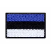 shumee Našitek zastave Estonije - Podlaga za nalepko z likanjem/toplotnim varjenjem - Vezen našitek/značka/emblem