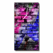 tulup.si Steklena navpična ura Barva stene barva sprej 30x60 cm
