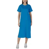 Modra midi obleka B.young