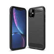 Sign ovitek iz karbonskih vlaken za iPhone 11 - črn