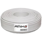 Amiko Koaksijalni kabel RG-6, BC, 100dB, 100 met. - RG6-BC/100db - 100m