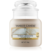 Yankee Candle Warm Cashmere dišeča sveča 104 g Classic majhna