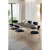 Hanah Home Trpezarijski set, 7 komada, Teget