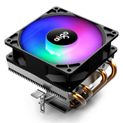 AIGO CC94 CPU ACTIVE COOLING RGB (HEATSINK + FAN 120X130) BLACK