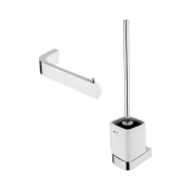 NIMCO NK set-94KN-26 - Zidna WC cetka i držac toaletnog papira NIKAU, hrom