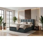 Boxxx POSTELJA Z VZMETNICO 140 cm x 200 cm , tekstil antracit