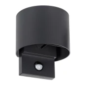 Kanlux 28995 - REKA LED zunanja stenska svetilka s senzorjem, 7 W, 230 V, IP54, antracit