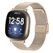 INF Fitbit Versa 3 / Sense zapestnica Zlato iz nerjavečega jekla, (21264703)