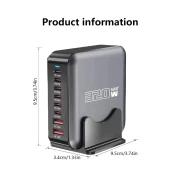 BH BH1666 Umrežavanje punjač 320W crno