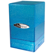 Kutija za kartice Ultra Pro Satin Tower - Glitter Blue (100+ kom.)