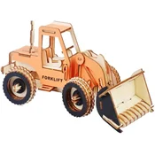 Carolijashop 3D drvena slagalica-Buldožer ( 61)