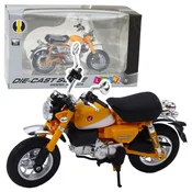 Motociklistička retro klasična metalna svjetla žuta 1:12