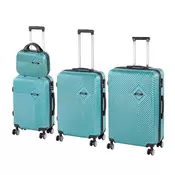 Komplet kovčkov TraveLux Pro XXIII na koleščkih laguna modra