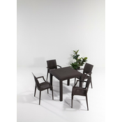 Atelier Del Sofa Set vrtne mize in stolov (5 kosov)
