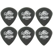Dunlop 482R 0.88 Tortex Black Gold Jazz Sharp 6 Pack