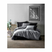 L`ESSENTIEL MAISON Ranforce posteljina (135 x 200) Plain Grey Black