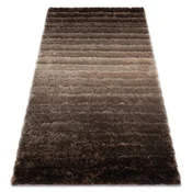 eoshop Moderna preproga FLIM 007-B3 shaggy, Črte - Strukturna rjava ( - Velikost: 120x160 cm)