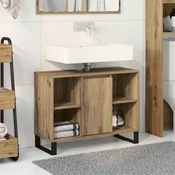 vidaXL Artisan Oak Vanity Artisan Oak Inženirski les Srednja