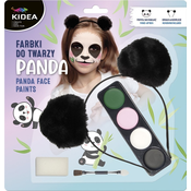 Set za bojanje lica s dijademom Kidea - Panda