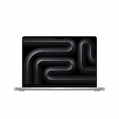 Laptop APPLE MacBook Pro 14 MRX63ZE/A / 11-Core M3 Pro, 18GB, 512GB SSD, 14-Core Apple GPU, 14 3024x1964 120Hz Retina, macOS, srebrni
