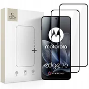 Tech-protect Kaljeno steklo za Motorola Edge 70 5G Glass Fit+ v črni barvi – 2 kos