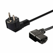 SAVIO kabel savio cl-115 (c13/iec c13/iec 320 c13 m - schuko m; 1,2m; črna barva)