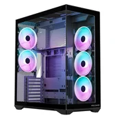 Modecom MODECOM Volcano SPACE XL ARGB Full Tower PC ohišje, črna