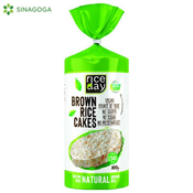 BROWN RICE CAKES NATURAL 100G (12) DELICIOUS FOOD