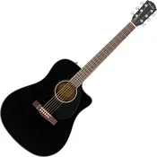 Fender CD-60SCE Black Elektro-akustična dreadnought (Kao novo)