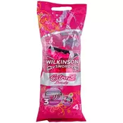 Wilkinson Sword Extra 3 Beauty brivniki za enkratno uporabo 4 kosi (Aloe Vera)