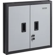 VEVOR Stenski omarica zložljiva kovinska garažna omara 660x305x660 mm črna