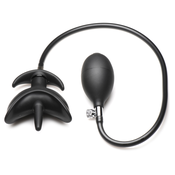 Master Series Ass Bound Anchor Inflatable Silicone Anal Plug Black