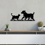 Wallity Zidna dekoracija Best Friends, 27x70cm, Crna