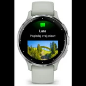 GARMIN pametna ura Venu 3S, Silver/Sage Gray