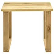 Vidaxl Mizica za ležalnik 30x30x26 cm impregnirana borovina