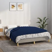 Vidaxl Obtežena odeja modra 122x183 cm 9 kg blago