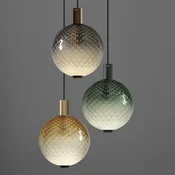 OLEV LED obesek BEAM STICK NUANCE BALLOTON, zelen O 35 cm 927 - Dnevna soba/jedilnica - Dizajn - Steklo
