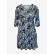 Blue patterned dress Fransa - Women