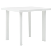 vidaXL Vrtni stol bijeli 80 x 75 x 72 cm plasticni