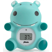 ALECTO Alecto, Plavajoči termometer za kopel in okolico Hippopotamus, Vodno zelena, (5000071426)