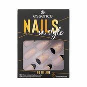 Essence Nails In Style samolepilni umetni nohti 12 ks odtenek 12 Be In Line za ženske