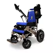COMFY Električni invalidski voziček ComfyGO Majestic IQ 8000 Barva Aluminijasto siva Blazina in naslonjalo Modra Maksimalen doseg & širina sedežne…, (5000178142)