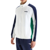 Muška sportski pulover Diadora FZ Jacket - optical white
